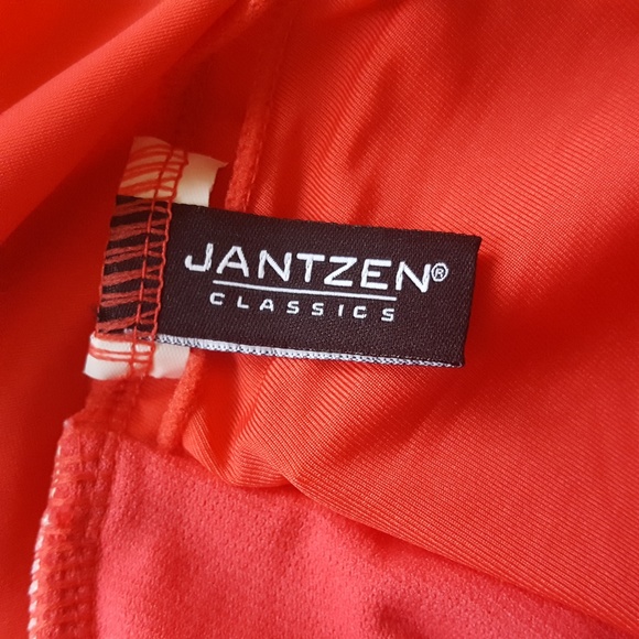 Jantzen Classics One Piece Swim Suit Coral Size M - Picture 8 of 8